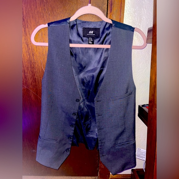 H&M Suits & Blazers Slim Fit Hm Suit Vest Poshmark